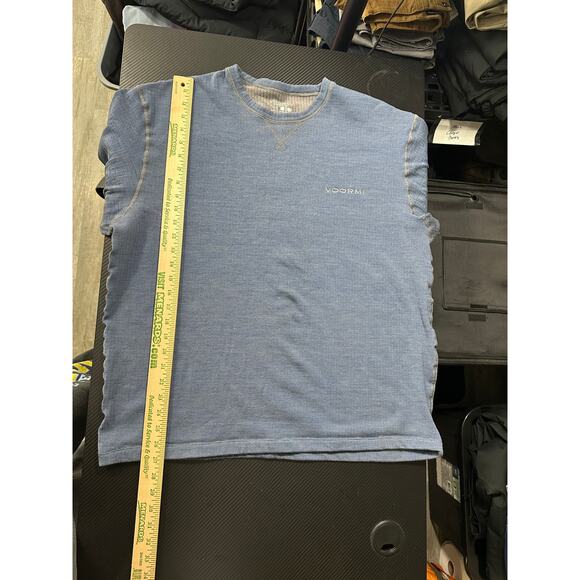 Voormi Wool Blend Pullover Camp Sweater Fleece Lined Blue XL Outdoors Hunting - Picture 5 of 11